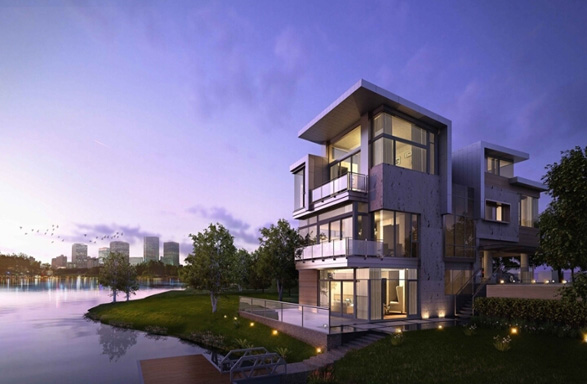 项目地址:成都市天府大道南延线麓湖生态城 建筑设计:design arc inc