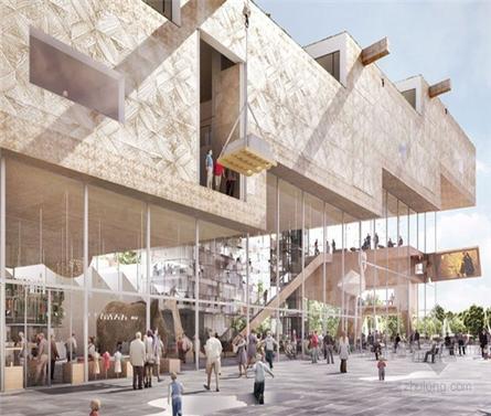 荷兰阿纳姆ArtA商业文化中心建筑方案设计