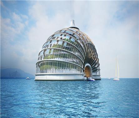 俄罗斯ARK绿色生态漂浮酒店建筑方案设计