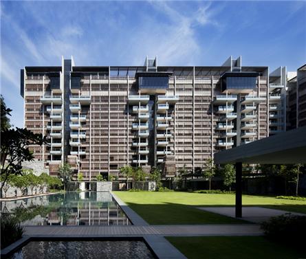 新加坡优景苑集合住宅景观设计