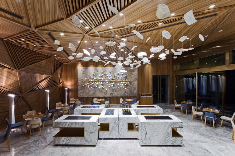 成都格兰云天精品酒店-阅餐厅空间设计