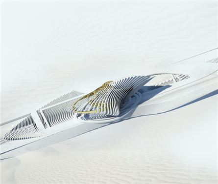鄂尔多斯市万亩荒漠寺建筑方案设计