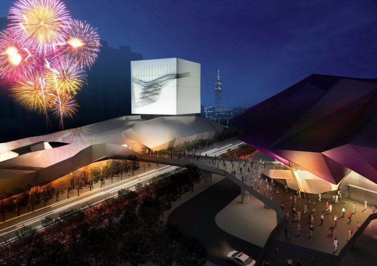 金盘网图片 台北流行音乐中心建筑方案设计