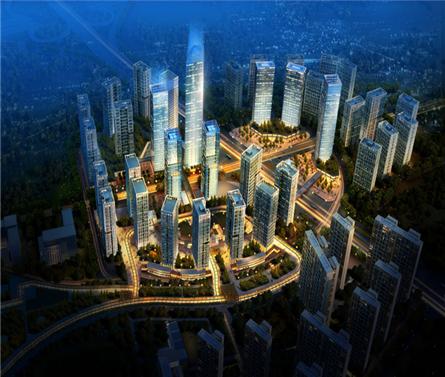 深圳地铁松岗车辆段上盖物业建筑方案设计