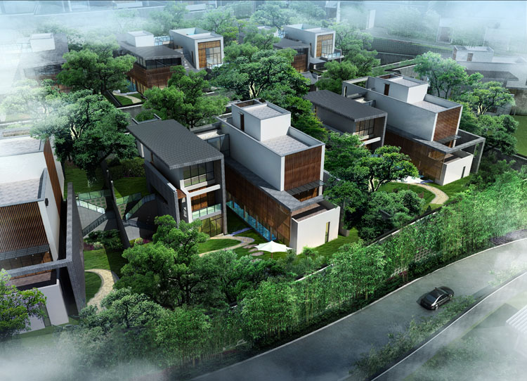 金盘网图片 重庆天景28阙建筑方案设计