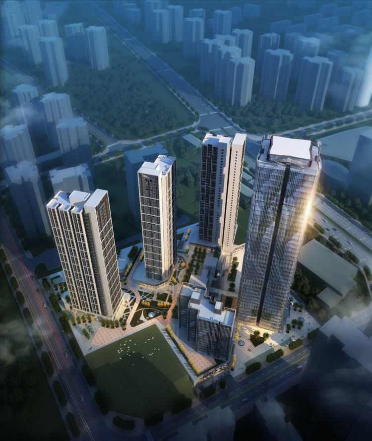 重庆北城阳光尚线建筑设计方案