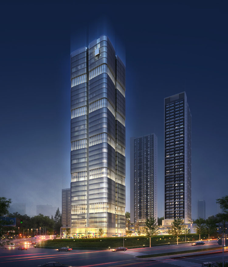 重庆北城阳光尚线建筑设计方案