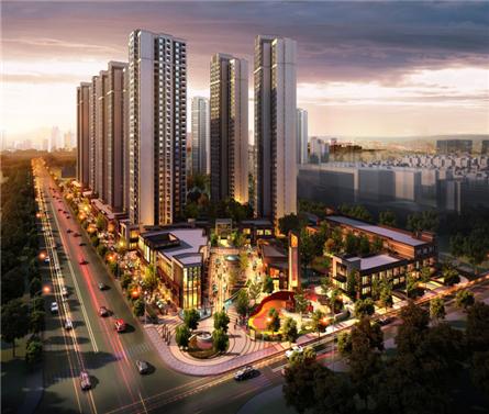 武漢金地格林東郡一期建筑方案設計