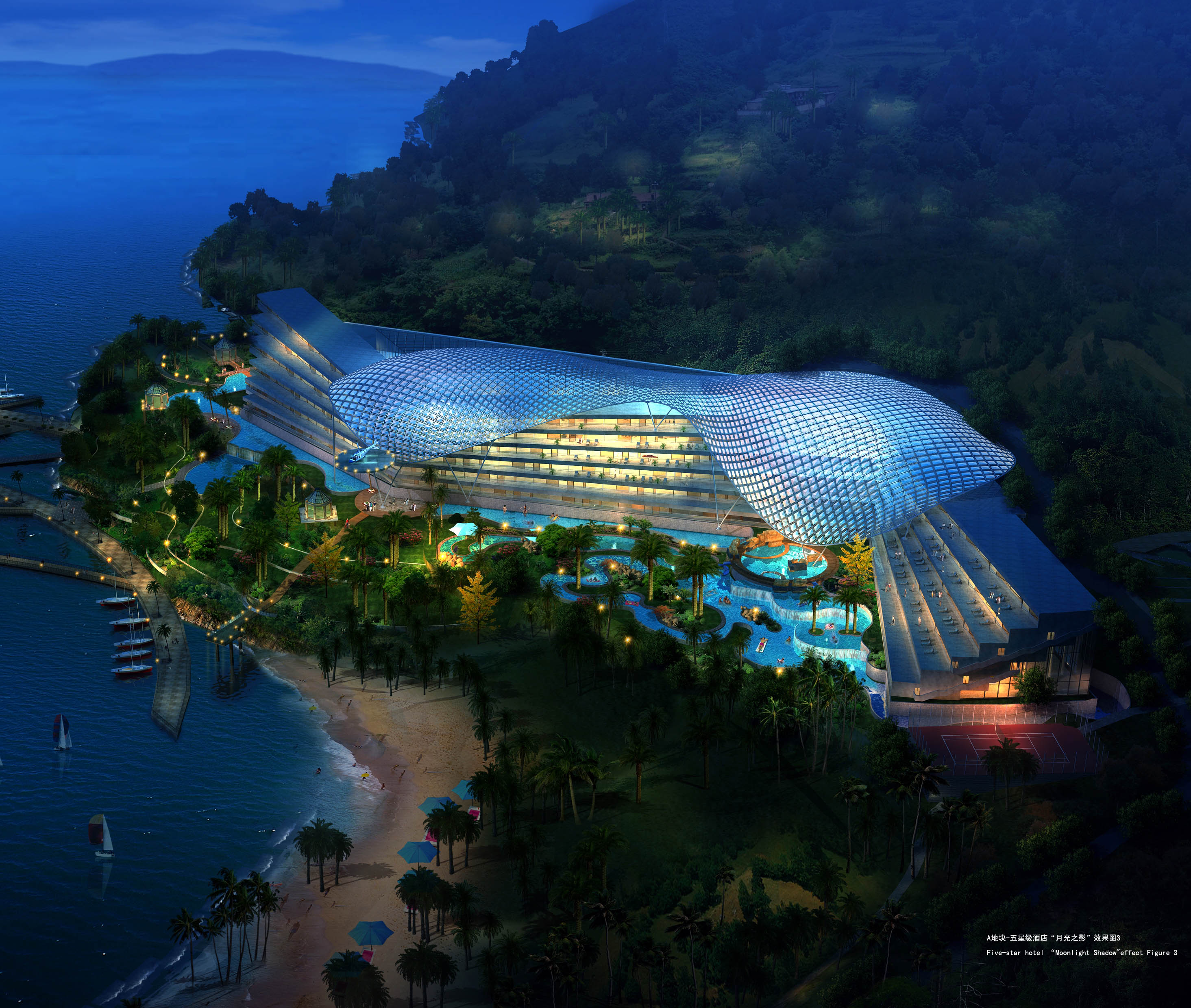 珠海东澳岛南沙湾片区整体概念规划及酒店建筑方案设计