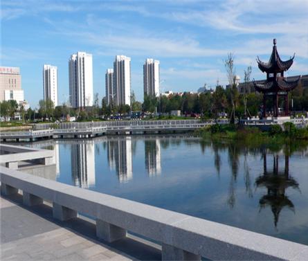 东营市供水公司公园景观改造