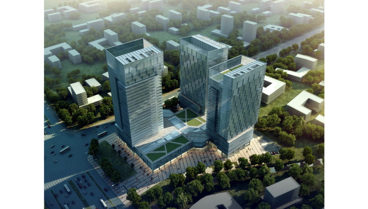 建筑设计-成都高新开发区科技大厦项目