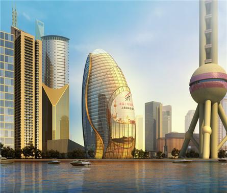 建筑设计-上海金融之眼项目