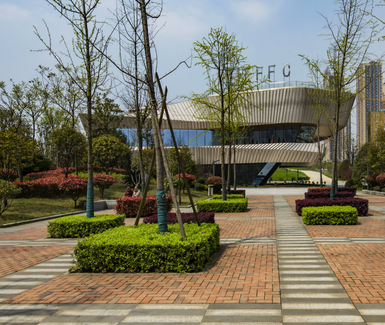 长沙恒伟滨江国际金融中心营销中心景观设计