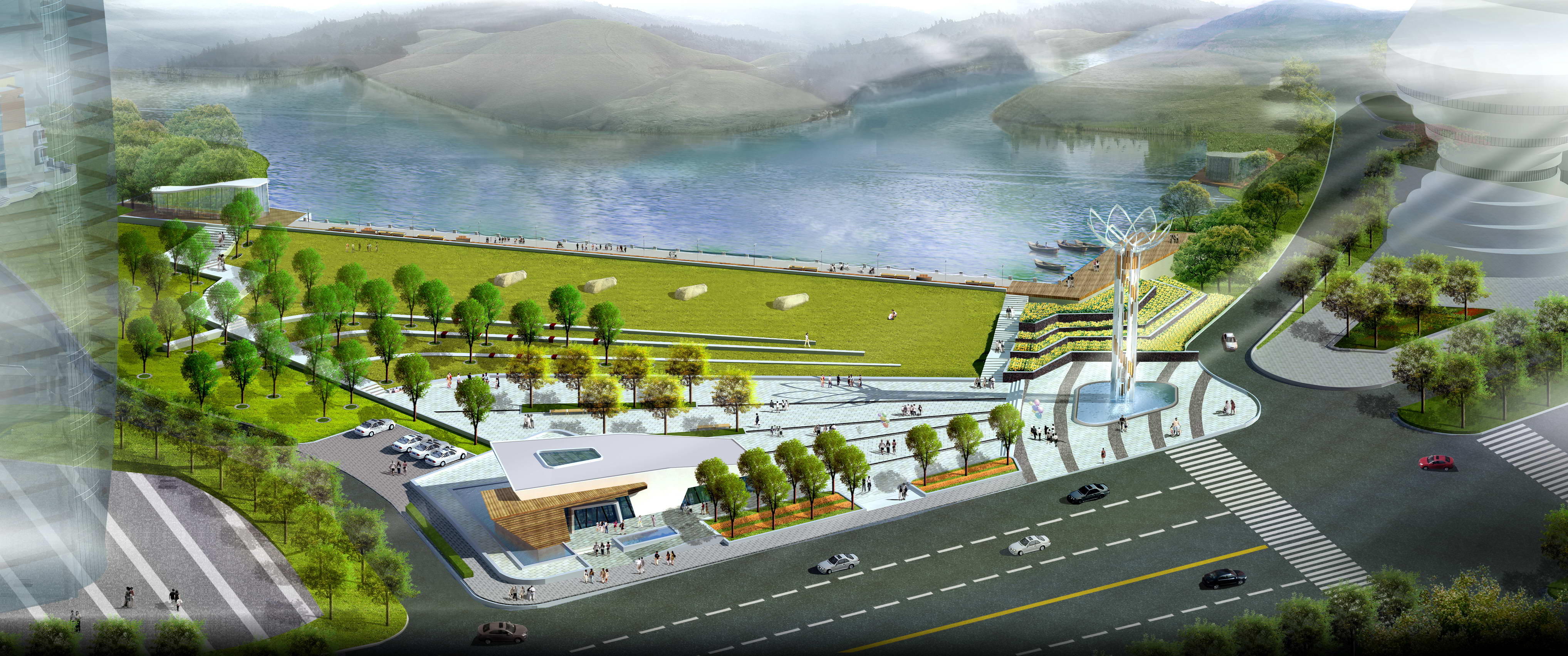 新首钢 宜昌三峡国际会展中心综合项目景观设计