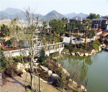 杭州山湖印别墅景观规划设计