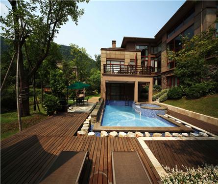 杭州山湖印别墅景观规划设计