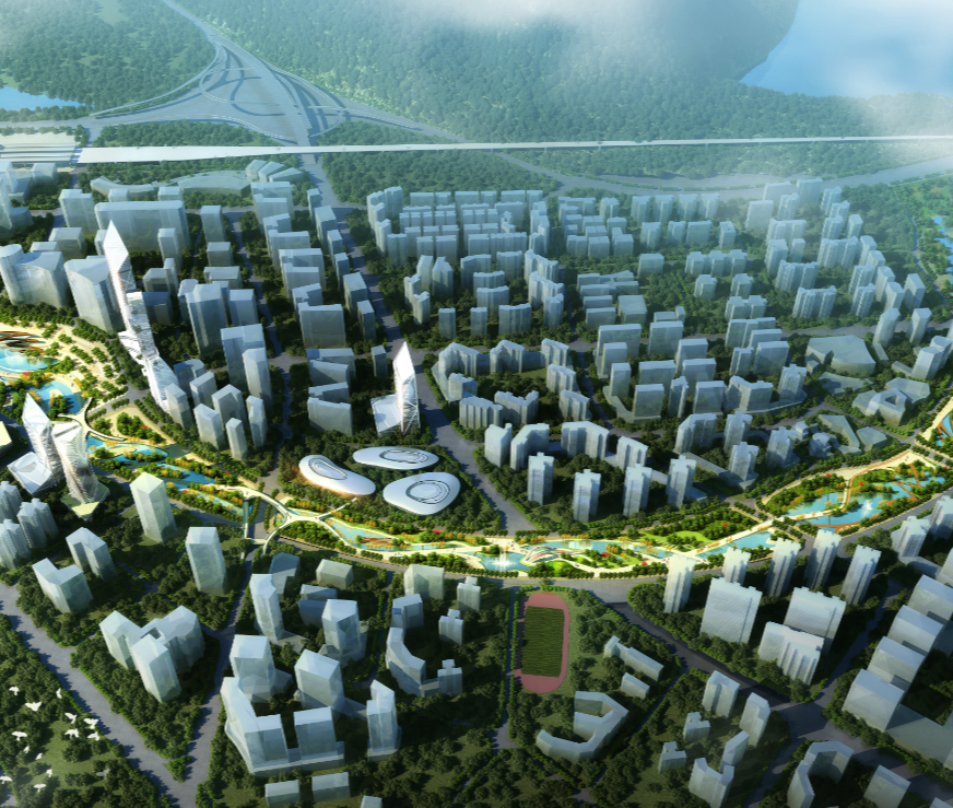 深圳半月环景观规划概念设计