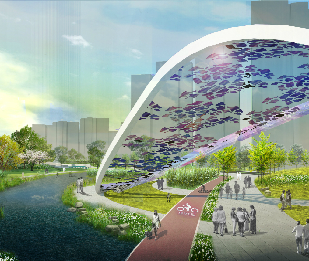 深圳半月环景观规划概念设计