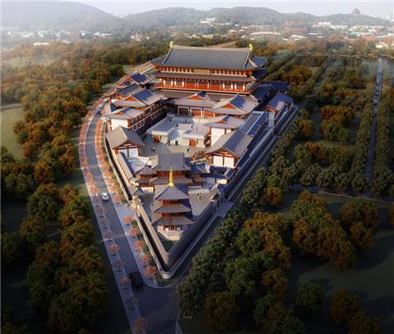 香河县宝庆寺总体规划与建筑方案设计 