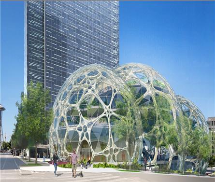 西雅图亚马逊总部办公建筑方案设计