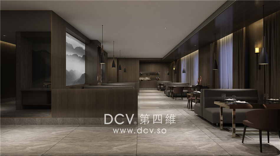 西安团队打造-榆林艾美酒店餐饮室内空间设计