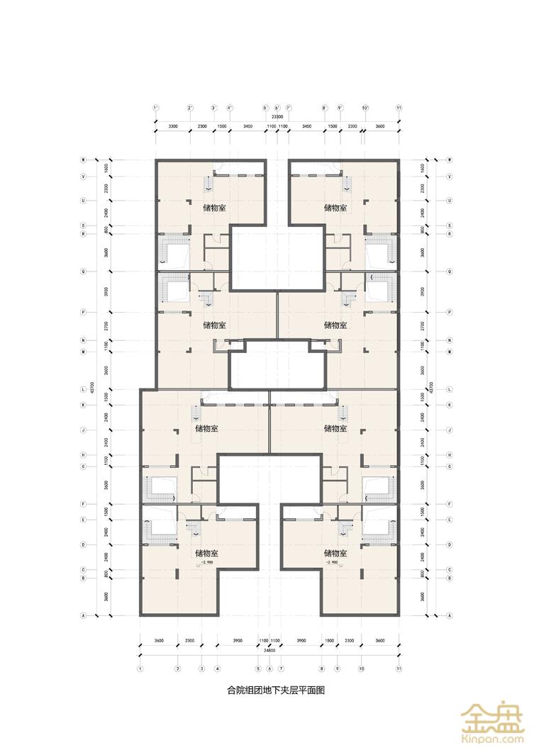 合院组团地下夹层平面图.jpg