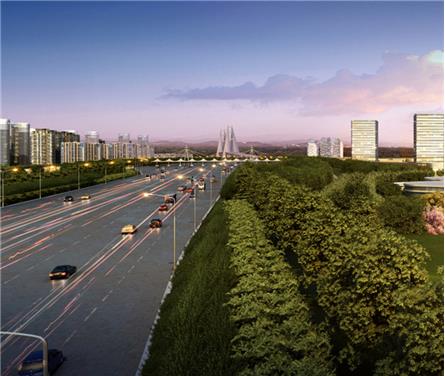 南京市主要道路（二桥连接线）两侧城市设计