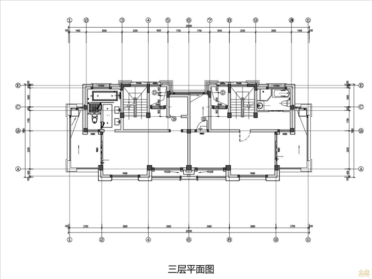福州淮安二期B39#楼（联排）样板房原始平、立、剖面图_05.png