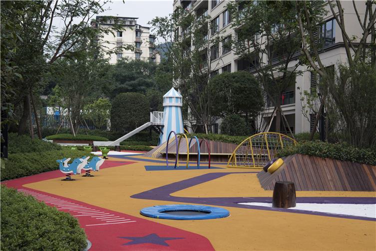 棕色竹木地板