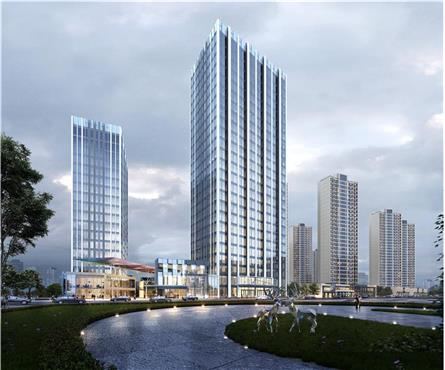 绿地湘江城际空间站展示区景观设计