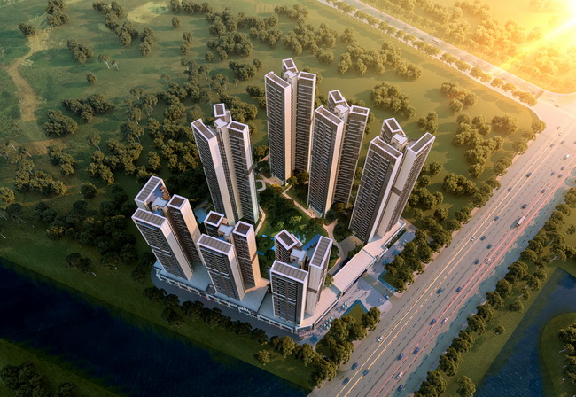 九颂瑞府商住项目方案设计（广东惠州）