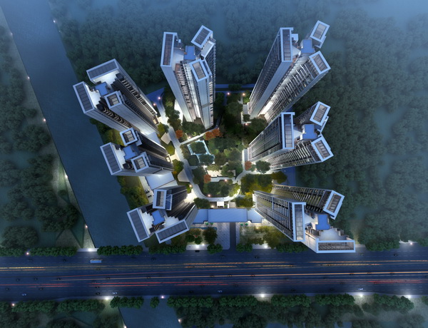 九颂瑞府商住项目方案设计（广东惠州）