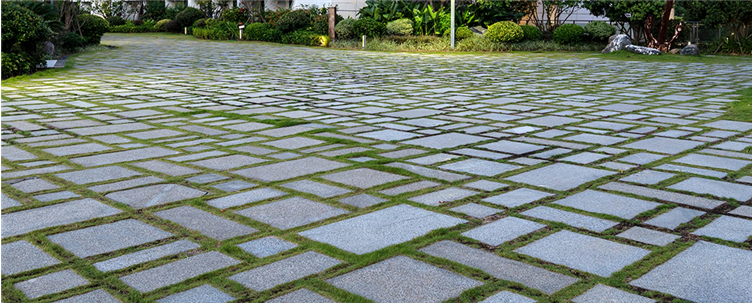 井字植草砖