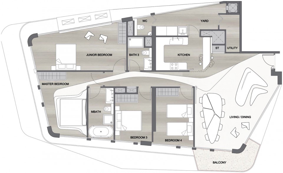 062-D'Leedon by Zaha Hadid Architects