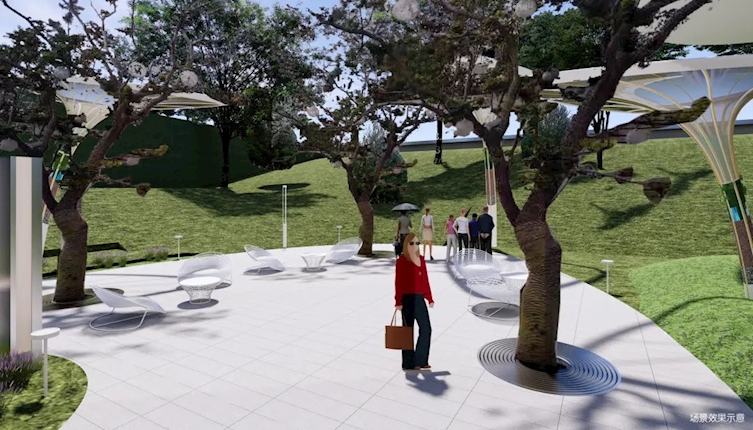 雄安新区中交未来科创城未来源点景观软装设计施工