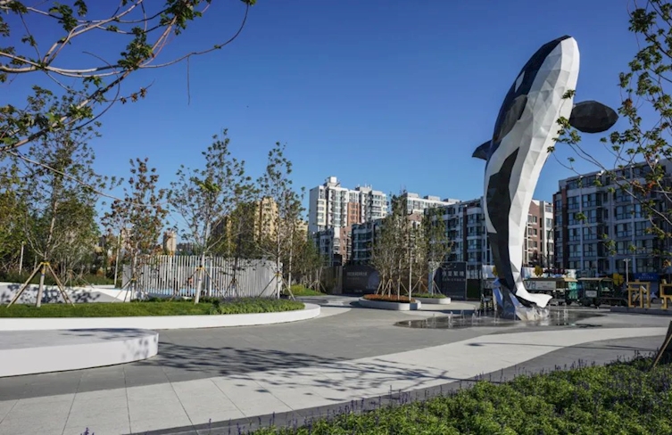 金盘网图片 哈尔滨万科金域悦府项目 · 鲸鱼悦府公园