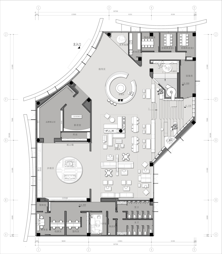 TRD-越秀中山售楼部平面布置图-20210420(2)(1)(1)-模型