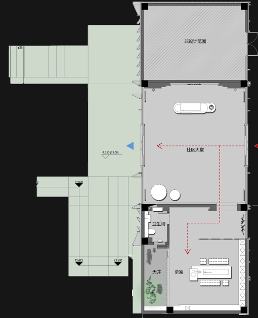 茶室 - 山东保利高新贤文会所大堂&景厅&公区0324