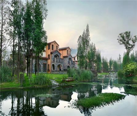 成都海航香颂湖国际社区景观设计