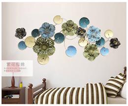 墙壁装饰挂件 家居室内饰品 创意田园植物铁艺墙饰墙面装饰品个性