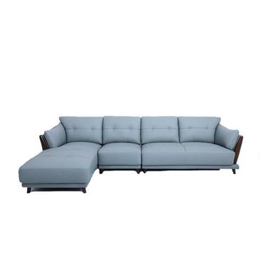 现代真皮沙发转角沙发组合沙发