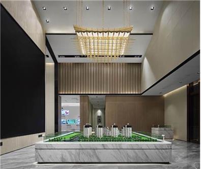 中梁華地·辰陽府售樓處-壁布